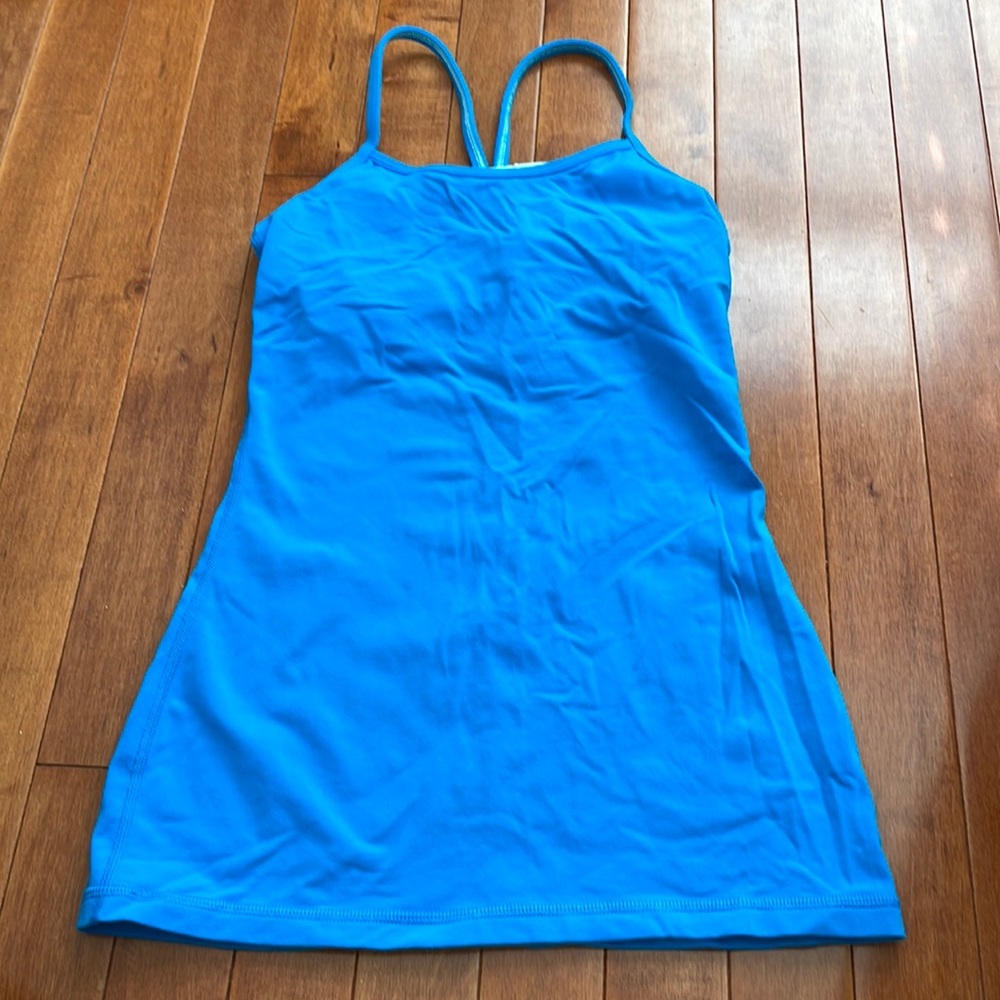 lululemon athletica Blue Tank Top